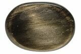 Polished, Golden Sheen Obsidian Worry Stones - 1.5" Size - Photo 3